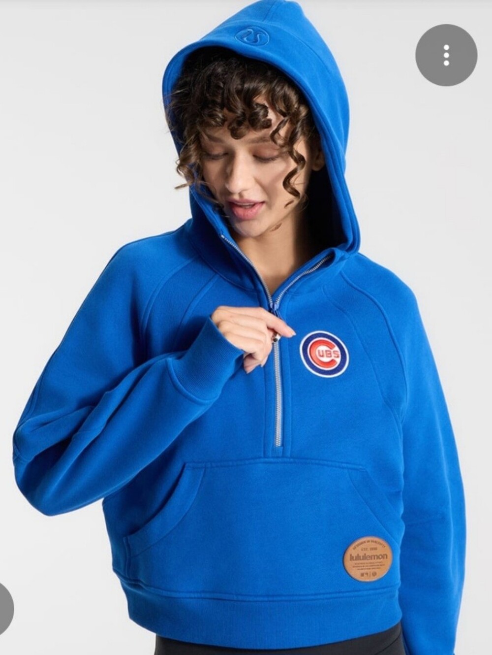 lululemon athletica Royal Blue Cubs Half-Zip Hoodie